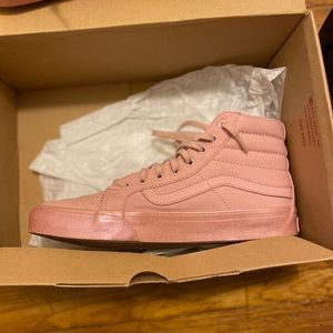 Pink Glitter High Top Vans